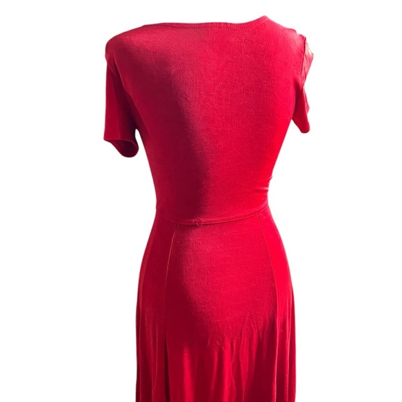 Stretchy Y2K Red Women's Dress - Picture 3 of 5